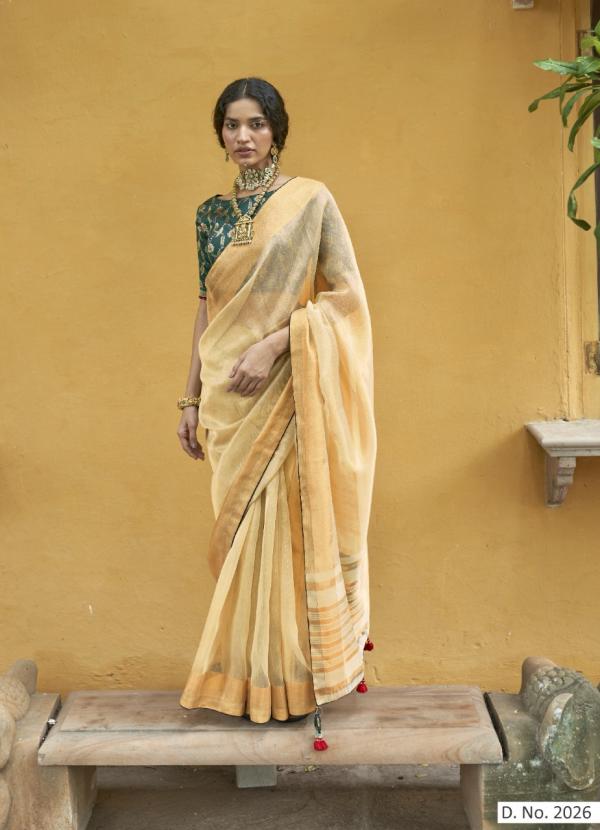 Kimora Falak Soft Organza Designer Saree Collection